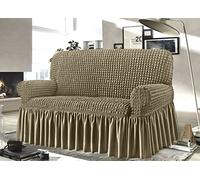 BIANCHERIAWEB Housse de canapé Voila, Toile, 2 Places