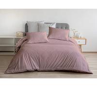 BIANCHERIAWEB Housse de Couette en 100% Coton Percale fabriquée en Italie en Couleur Unie