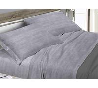 BIANCHERIAWEB Lot de 2 taies d'oreiller 50 x 80 cm en 100% Coton, Motif Bon Bon Bon avec Boutons latéraux