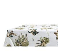 BIANCHERIAWEB Nappe de cuisine 140 x 180 cm avec motif chasseur RP, fabriquée en Italie, Nappe de table en 100 % coton