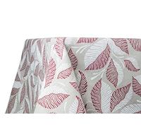 BIANCHERIAWEB Nappe de Cuisine et Salon Fantaisie Linfa Bordeaux, fabriquée en Italie, Nappe de Table en 100% Coton, 90 x 90 cm