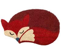 BIANCHERIAWEB Paillasson d'entrée extérieur antidérapant coco animal Fox