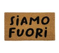 BIANCHERIAWEB Paillasson d'entrée maison antidérapant Cocco Allegro Nous sommes sortis