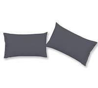 Biancheriaweb Plomb Paire de taies d'oreiller