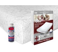 BIANCHERIAWEB Protège-Matelas élastique 90 x 200 cm avec Maxi Angles, 27 cm, protège-Matelas en éponge Jacquard, modèle Elegance, Drap lit 1 Place