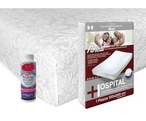 BIANCHERIAWEB Protège-Matelas élastique 90 x 200 cm avec Maxi Angles, 27 cm, protège-Matelas en éponge Jacquard, modèle Elegance, Drap lit 1 Place