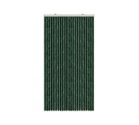 BIANCHERIAWEB Rideau anti-mouches et insonorisant à panneaux tombants pour porte fenêtre de maison en chenille 100x220 Vert