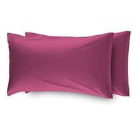 BIANCHERIAWEB Taies d'oreiller, Coton, Fraise, 2/50 x 80 cm