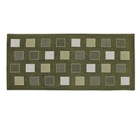 BIANCHERIAWEB Tapis de Couloir Runner Cuisine antidérapant Lavable Motif Square Suardi