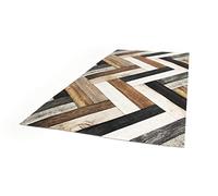 BiancheriaWeb Tapis de cuisine antidérapant, impression numérique, motif Listelli en bois, 50 x 230 cm