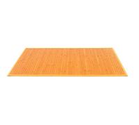 Biancheriaweb Tapis en bambou, teinte unie 50x75 Arancio