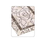 BIANCHERIAWEB Tapis Velour antidérapant Modèle Camelia by Suardi