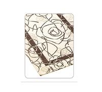 BIANCHERIAWEB Tapis Velour antidérapant Modèle Camelia by Suardi