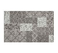 BIANCHERIAWEB Tapis Velour antidérapant pour Chambre et Salon Motif Saturno Argent par Suardi
