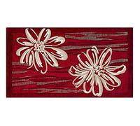 BIANCHERIAWEB Tapis Velours antidérapant avec Motif améthyste par Suardi