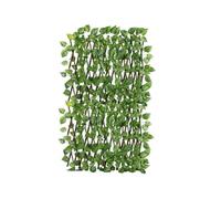 BIANCHERIAWEB Treillis Potos Feuilles Escalade Vert Brise Vue Clôture Jardin Balcon 1 x 2 m