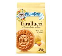 BIANCO - Biscuits Tarallucci aux Œufs MULINO | Savoureux et onctueux | Idéal pour le goûter | le paquet de 350g | LOT DE 3