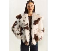Bianco Lucci Veste d’hiver brun foncé / blanc naturel, Taille M
