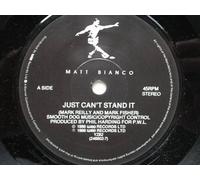 Bianco, Matt - Bianco, Matt Just Can't Stand It 7" WEA YZ62 EX 1986