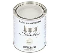 bianco Shabby® Chalk Paint Crema Antica Peinture à la craie pour meubles et murs, effet vintage, shabby chic, extra mat (1 Litre)
