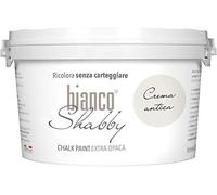 bianco Shabby® Chalk Paint 'Crema Antica' Peinture à la craie pour meubles et murs, effet vintage, shabby chic, extra mat (2,5 Litres)…