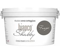 bianco Shabby® Chalk Paint Fango Peinture à la craie pour meubles et murs, effet vintage, shabby chic, extra mat (2,5 Litres)