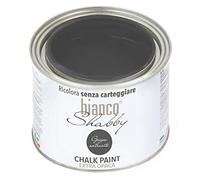 bianco Shabby® Chalk Paint Grigio Antracite Peinture à la craie pour meubles et murs, effet vintage, shabby chic, extra mat (0,5 Litres)