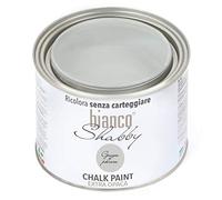bianco Shabby® Chalk Paint Grigio Polvere Peinture à la craie pour meubles et murs, effet vintage, shabby chic, extra mat (0,5 Litre)