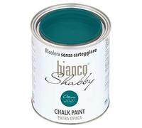 bianco Shabby® Chalk Paint Ottanio (2021) Peinture à la craie pour meubles et murs, effet vintage, shabby chic, extra mat (1 Litre)