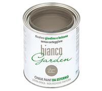 bianco Shabby CHALK PAINT Peinture spéciale pour extérieur Grigio Tortora - Ricolore jardin et balcon sans peinture (1 litre)