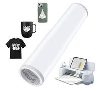 Bianco Smart Vinyl Permanent pour Cricut Explore 3/Maker 3, 33 x 200 cm Vinyle autocollant permanent intelligent Plotter Film autocollant en vinyle pour t-shirts, tasses, voitures, banderoles