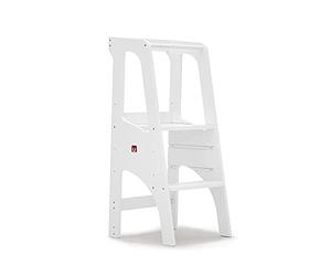 Bianconiglio Kids EVO Classic, Tour d'Apprentissage Légère et Résistante, Réglable à 3 Hauteurs, Compatible avec le Système Anti-Chute Breveté "Kidsafe" de Bianconiglio Kids