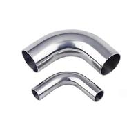 BIANMTSW 1PC 25x1.5mm 304 Stainless OD Elbow 90 Degree Elbow Lengthen Welding Pipe Connection Fitting