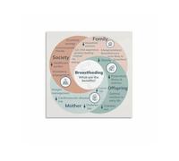 BIANMTSW Celebrating Motherhood Nursing Poster - Breastfeeding Bonding Wall Art, Heartwarming Canvas Print for Nursery, Baby Room Decor Framed,08x12inch(20x30cm)