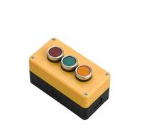BIANMTSW Emergency Stop Switch Button Switch Control Box Hand-held self Starting Button Waterproof Box Electrical Industrial Emergency Stop LA38(3Hole) BIANMTSW