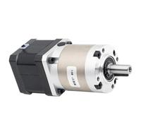 BIANMTSW Ultra Small Backlash 15 Arcmin High-Precision Planetary Reduction Stepper Electronic Starter DC 42mm Nema17 Gearbox Reducer Geared Electronic Starter(Ratio 100,Driver-UM242(Pulse))