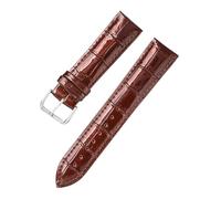 Biannbjx Bracelet de montre 12mm 14mm 16mm 18mm 20mm 22mm Bracelet en cuir hommes femmes bracelets en cuir, Brun, 16mm