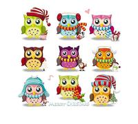 Bianriche Fer sur Patchs de Transfert Hibou Autocollants de Transfert de Chaleur Bricolage Appliques Patchs pour Enfants T-Shirt Jean Sacs à Dos décoration Artistique-L