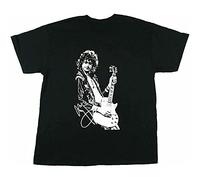 biANUTEDwr6d Jimmy Page 90s Gift Birthday Tshirt Black Black XL