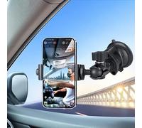 BIAONIU Support à ventouse pour pare-brise de voiture compatible avec Go Pro Hero 10 9 8 7 6 5 Noir 4 Session Insta360 Campark DJI Osmo Action YI