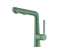 BiaoTeng Mitigeur Lavabo avec Douchette Extractible 3 Modes Vert