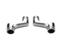 BiaoTeng Raccord 1/2 3/4 Male Male,Raccord Laiton 3/4 1/2,Bras Pivotant RéGlable,Reducteur 3/4 Vers 1/2,Raccord Excentré Mitigeur Bain Douche,Chrome A