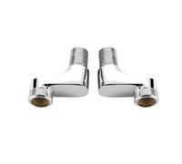 BiaoTeng Raccord contre coudé mitigeur raccord excentré 1/2 3/4 raccord laiton 3/4 1/2 raccord g1/2 vers g3/4 raccord excentré mitigeur bain douche 40 Pour Extérieur,Chrome A