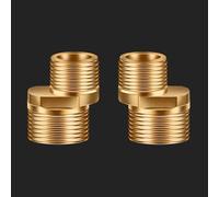 BiaoTeng Raccord Excentré Mitigeur Bain Douche Mural Laiton 2 Pièce Adaptateur G1/2 vers G3/4 35 mm