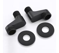BiaoTeng Raccord Excentré Mitigeur Bain Laiton Raccord Excentré Mitigeur Baignoire 2 Pièce Noir