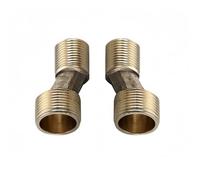 BiaoTeng Raccord Excentré Mitigeur Réglable Mural Laiton 2 Pièce Réducteur 3/4 1/2 55 mm