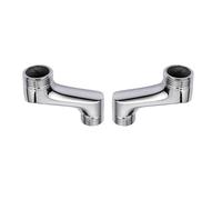 BiaoTeng Raccord Excentré Rallonge pour Mitigeur Douche Laiton, 2 Pièce Réducteur Laiton 3/4 1/2 57 mm