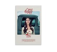 Biaoxiao Lana Del Rey Lust For Life - Poster décoratif sur toile pour album de musique - Affiches murales et images d'art modernes pour chambre à coucher - 50 x 75 cm