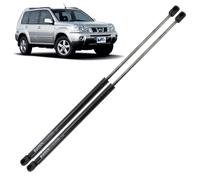 BIAREN 2 ressorts à gaz pour hayon arrière pour Nissan X-Trail T30 2001-2013 410N 536mm Argent