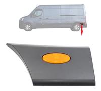 BIAREN Bande de panneau de moulage arrière gauche avec lentille de feu de gabarit latéral pour Renault Master Mk3 Opel Movano B Nissan NV400 768F20007R 93197651 4419555 261B00001R